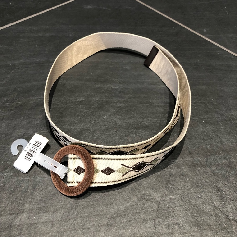 NWT Canvas Belt size M/L (42”)